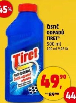 Čistič odpadů tekutý Professional Tiret
