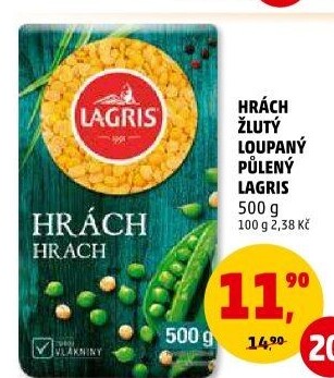 Hrách žlutý Lagris