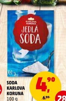Jedlá soda Karlova Koruna