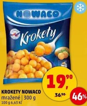 Krokety mražené Nowaco
