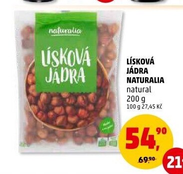 Lískové ořechy Naturalia