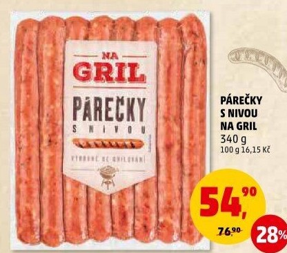 Párečky s nivou Na gril Penny