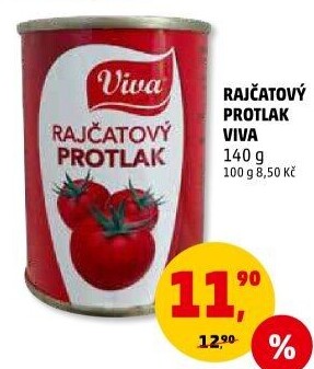 Rajčatový protlak Viva Gourmet