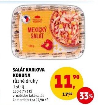 Saláty Karlova Koruna