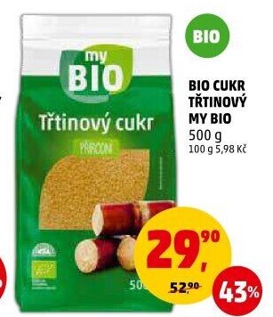 Třtinový cukr My BIO