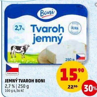Tvaroh jemný Boni
