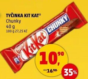 Tyčinka Chunky Kit Kat Nestlé
