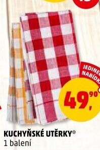 Utěrky látkové