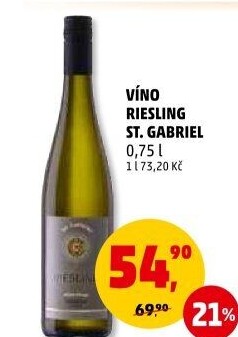 Víno Riesling St. Gabriel