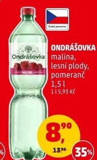 Voda ochucená Ondrášovka