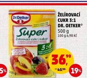 Želírovací cukr Super Dr. Oetker