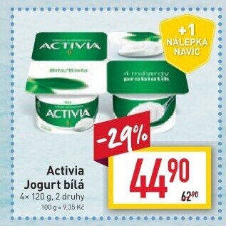 Bílý jogurt Activia Danone