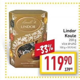Bonboniéra Pralinky Lindor Lindt