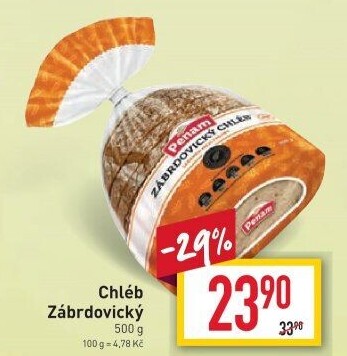 Chléb zábrdovický Penam