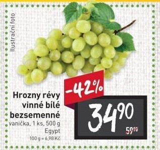 Hrozny bílé bezsemenné