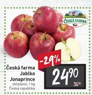 Jablka Jonaprince Česká Farma