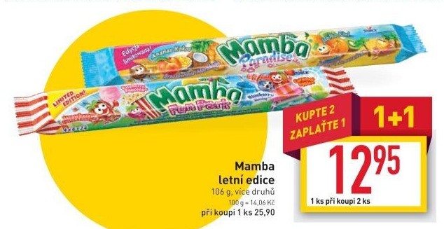 Karamely ovocné Mamba Storck