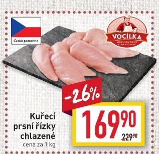 Kuřecí prsní řízky Vocílka