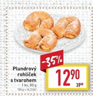 Plundrový rohlíček s náplní