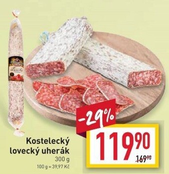 Salám Uherák lovecký Kostelecké uzeniny