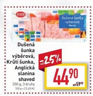 Šunka dušená výběrová LE&amp