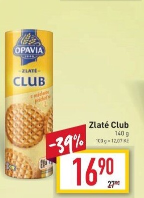 Sušenky Zlaté Club Opavia
