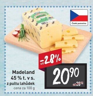 Sýr Madeland 45% Madeta