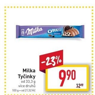 Tyčinka čokoládová Milka