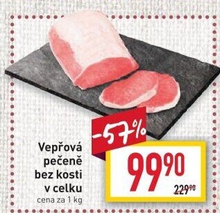 Vepřová pečeně bez kosti