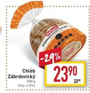 Chléb zábrdovický Penam
