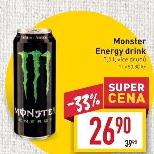 Energetický nápoj Monster Energy