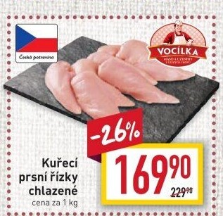 Kuřecí prsní řízky Vocílka