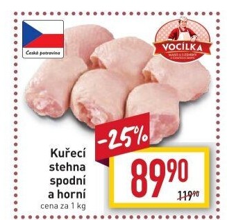 Kuřecí stehna Vocílka