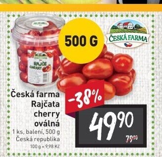 Rajčata cherry Česká farma