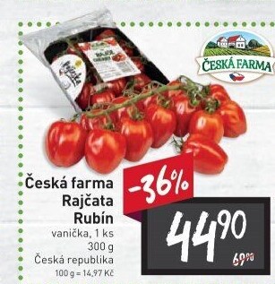 Rajčata Rubín Česká farma