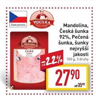 Šunka nejvyšší jakosti Mandolína Vocílka