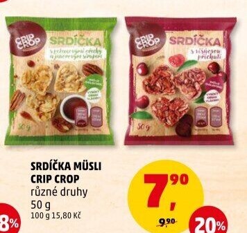 Müsli srdíčka Crip Crop
