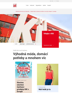 akční leták Kik textil 22.6.2022-28.6.2022