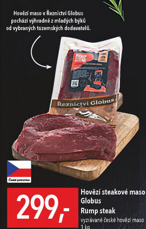 Hovězí Rump steak Globus