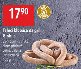 Telecí klobása na gril Globus