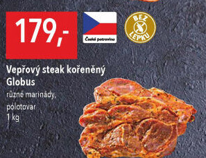 Vepřový steak kořeněný Globus