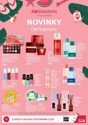 akční leták ROSSMANN drogerie 22.6.2022-19.7.2022