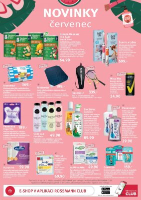 akční leták ROSSMANN drogerie 22.6.2022-19.7.2022
