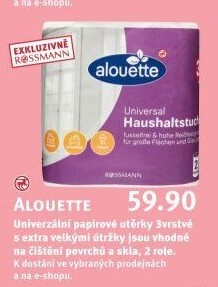 Kuchyňské utěrky 3vrstvé Alouette
