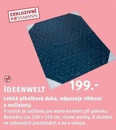 Pikniková deka Ideenwelt
