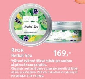 Tělové máslo Ryor