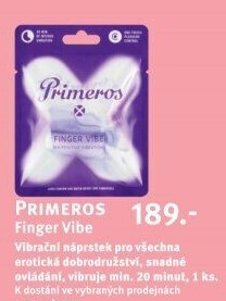 Vibrační náprstek Primeros