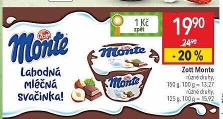 Dezert Monte Zott