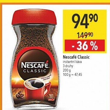Instantní káva Nescafé Classic