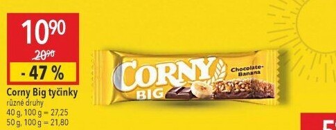 Tyčinka cereální BIG Corny